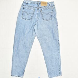 Levi's Men's Cotton Blue Size 14 Short 15951 Relaxed Taper Jeans Orange Tab VTG